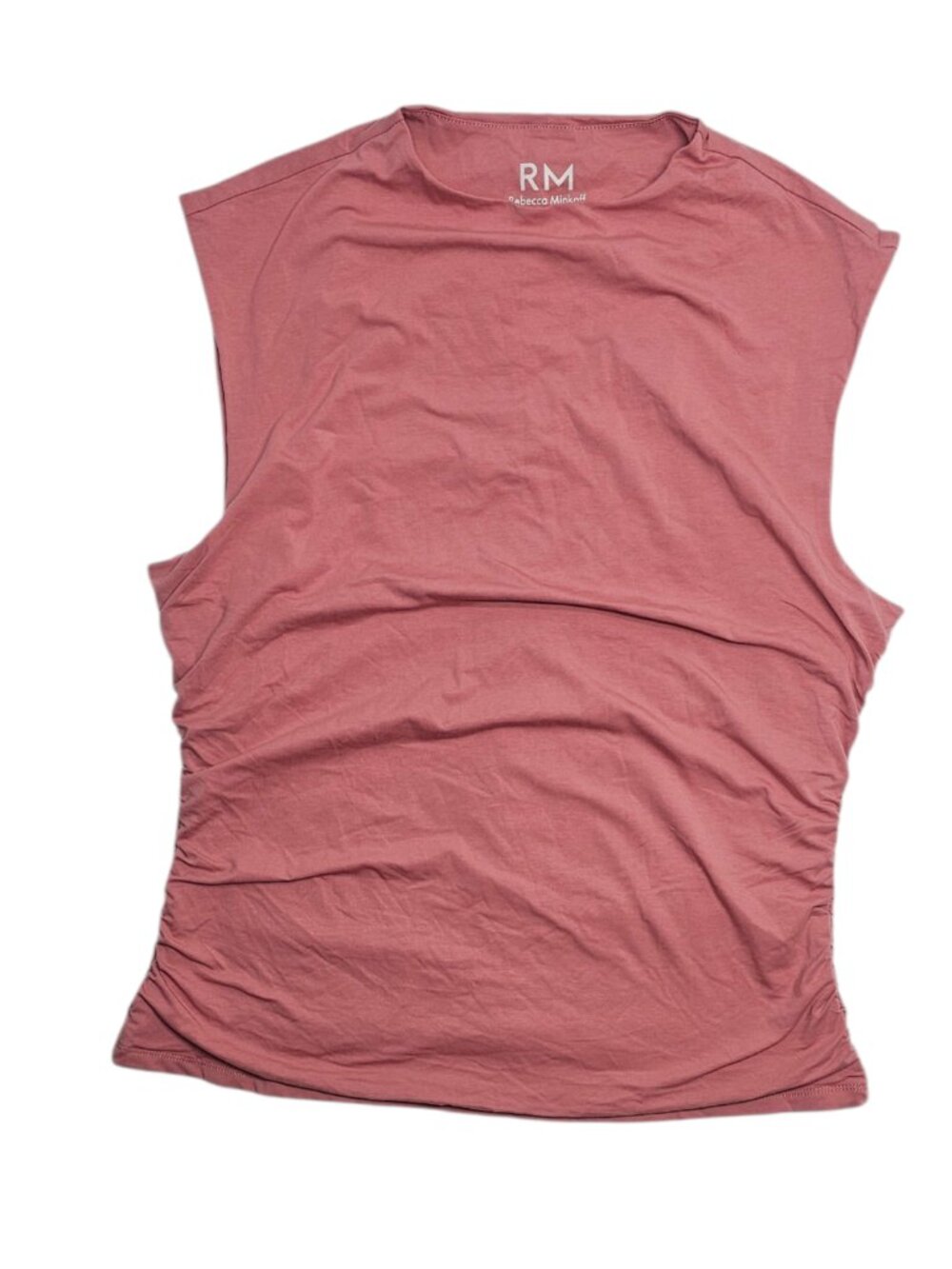 RM Rebecca Minkoff Women's Mock Neck Tank Top Size XL Pink - Picture 4 of 6